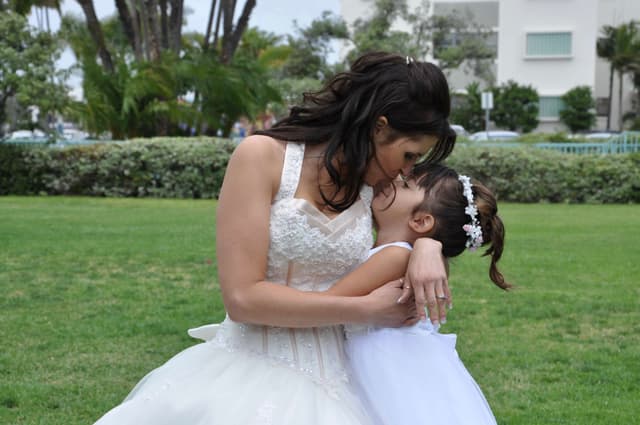 Mother + Child Wedding Photoshoot